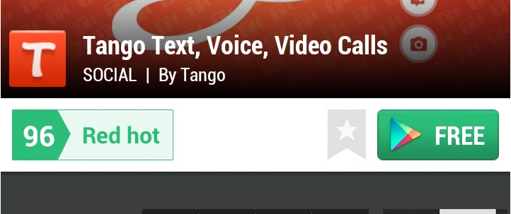 Tango App Score